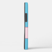 甘いターコイズとピンクストライプの花 Case-Mate iPhoneケース (裏面 / 右)