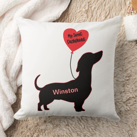 甘いダシュント：ハートバルーン クッション (ブランケット)