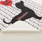 甘いダシュント：ハートバルーン シェルパブランケット (3/4)