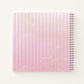 甘いティニワンコケットベビーシャワーゲストブック ノートブック (裏面)