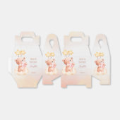 甘いテディベアの誕生日パパーソナライズされたーティー フェイバーボックス (折り畳みなし)