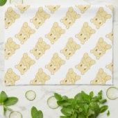 甘いテディモダンベア赤ちゃんシャワーの贈り物 キッチンタオル (折り畳み)