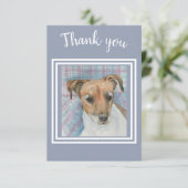 甘いテリアパピーありがとう サンキューカード (スタンド正面)