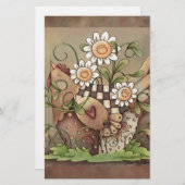 甘いデイジーの雌鶏 便箋 (正面/裏面)