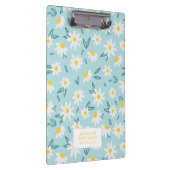 甘いデイジーパタパーソナライズされたーン クリップボード (右)