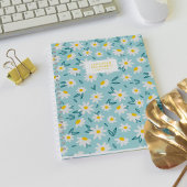 甘いデイジーパタパーソナライズされたーン ノートブック