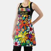 甘いデイジーフローラルパターン料理エプロン エプロン (インサイチュ)