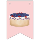 甘いデザートとアイスクリームパーティー バンティングフラッグ (第2の旗)