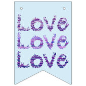 甘いデザートとアイスクリームパーティー バンティングフラッグ (第1の旗)