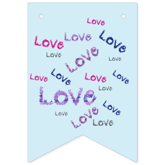 甘いデザートとアイスクリームパーティー バンティングフラッグ (第3の旗)