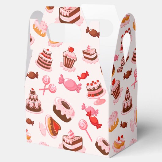 甘いデザートのテントのお願いボックス フェイバーボックス (オープン)