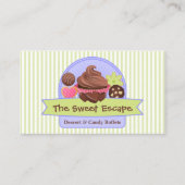 甘いデザートの緑 名刺 (正面)