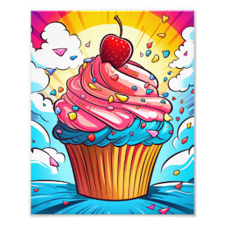 甘いデザート フォトプリント           