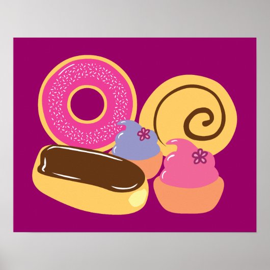 甘いデザート ポスター (正面)