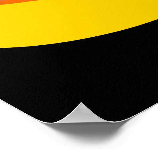 甘いトウモロコシおもしろいの粒プンダークBG ポスター (角)