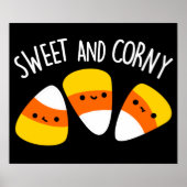 甘いトウモロコシおもしろいの粒プンダークBG ポスター (正面)