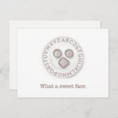 甘いトリュフ顔 ポストカード (正面/裏面)