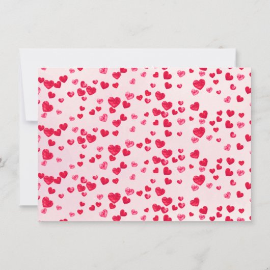 甘いトリートリトルスウィートベビーシャワー 招待状 (裏面)