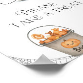 甘いトリートリトルブベビーシャワーハロウィーン ポスター (角)