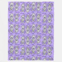 甘いドリームテディラベンダーブルー