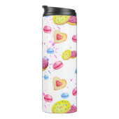 甘いドーナツとカラフルグレーズパターン タンブラー (回転右)