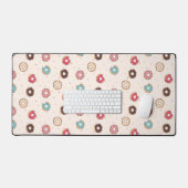 甘いドーナツ型 デスクマット (キーボード&マウス)