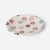 甘いドーナツ型 ペーパープレート (アングル)