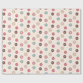 甘いドーナツ型 ラッピングペーパー (フラット)