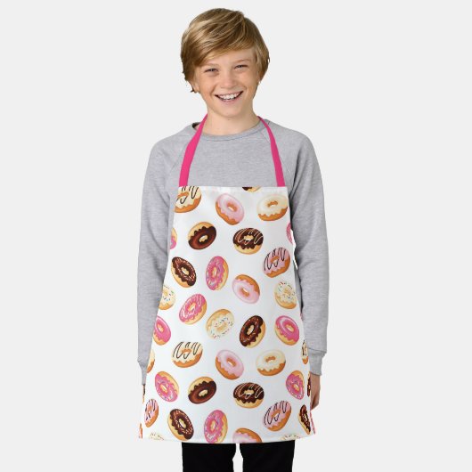 甘いドーナツ エプロン (着用した状態)