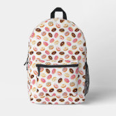 甘いドーナツ プリントバックパック (正面)