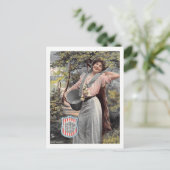 甘いニュージャージーのシールズガール,ヴィンテージ ポストカード (スタンド正面)