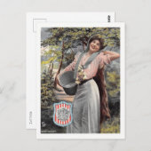 甘いニュージャージーのシールズガール,ヴィンテージ ポストカード (正面/裏面)