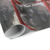 甘いニューファウンドランド犬の顔 ラッピングペーパー (ロールコーナー)