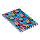 甘いネオンジュークボックスおもしろいレトロパターン ノートブック (右側)