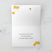 甘いハニービーありがとう カード (内部)