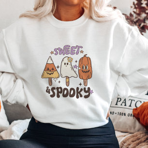 甘いハロウィン不気味スウェットシャツ スウェットシャツ