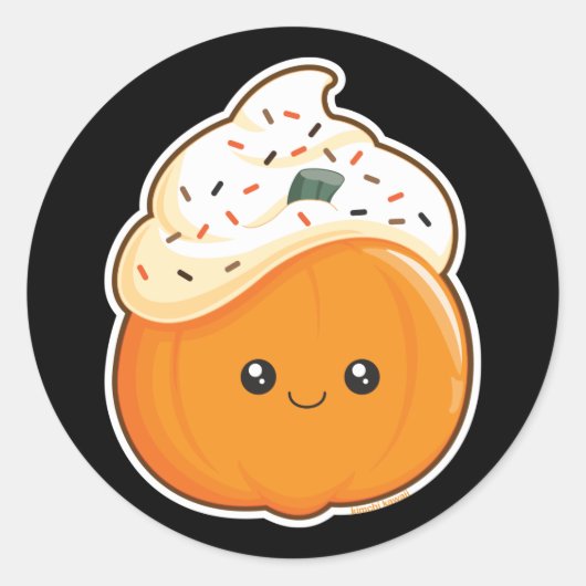 甘いハロウィーン ラウンドシール (正面)