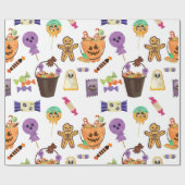 甘いハロウィーン ラッピングペーパー (フラット)