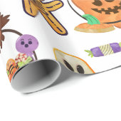 甘いハロウィーン ラッピングペーパー (ロールコーナー)