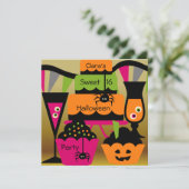 甘いハローウィンパーティの招待状 招待状 (スタンド正面)
