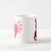 甘いハートとクマ コーヒーマグカップ (中央)