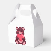 甘いハートとクマ フェイバーボックス (裏面サイド)