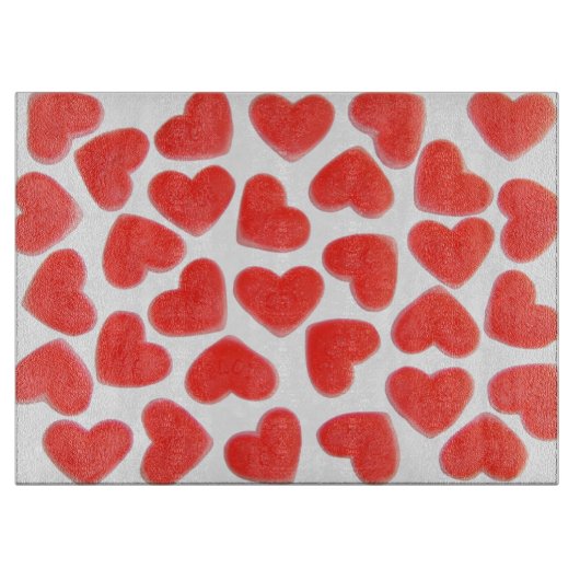 甘いハートの切断ボード カッティングボード (正面)