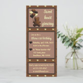 「甘いハートの成長」誕生日の招待状 招待状 (スタンド正面)