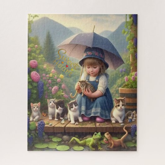 甘いハートパズル ジグソーパズル (縦)