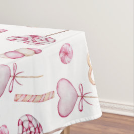 甘いハートパターン テーブルクロス