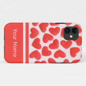 甘いハートピンク名iPhoneケース Case-Mate iPhoneケース (裏面(横))