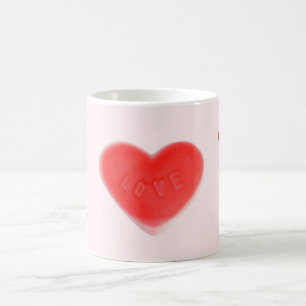 甘いハートピンクI love Uマグカップ コーヒーマグカップ
