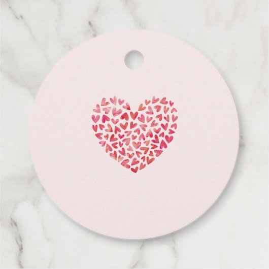 甘いハートベビーシャワー フェイバータグ (裏面)