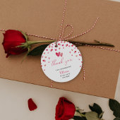 甘いハートベビーシャワー フェイバータグ